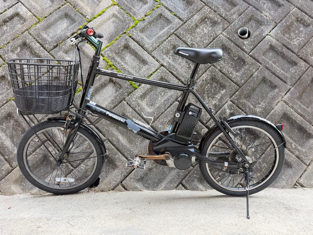 Panasonic ベロスターミニ　電動アシスト自転車 前カゴ付き