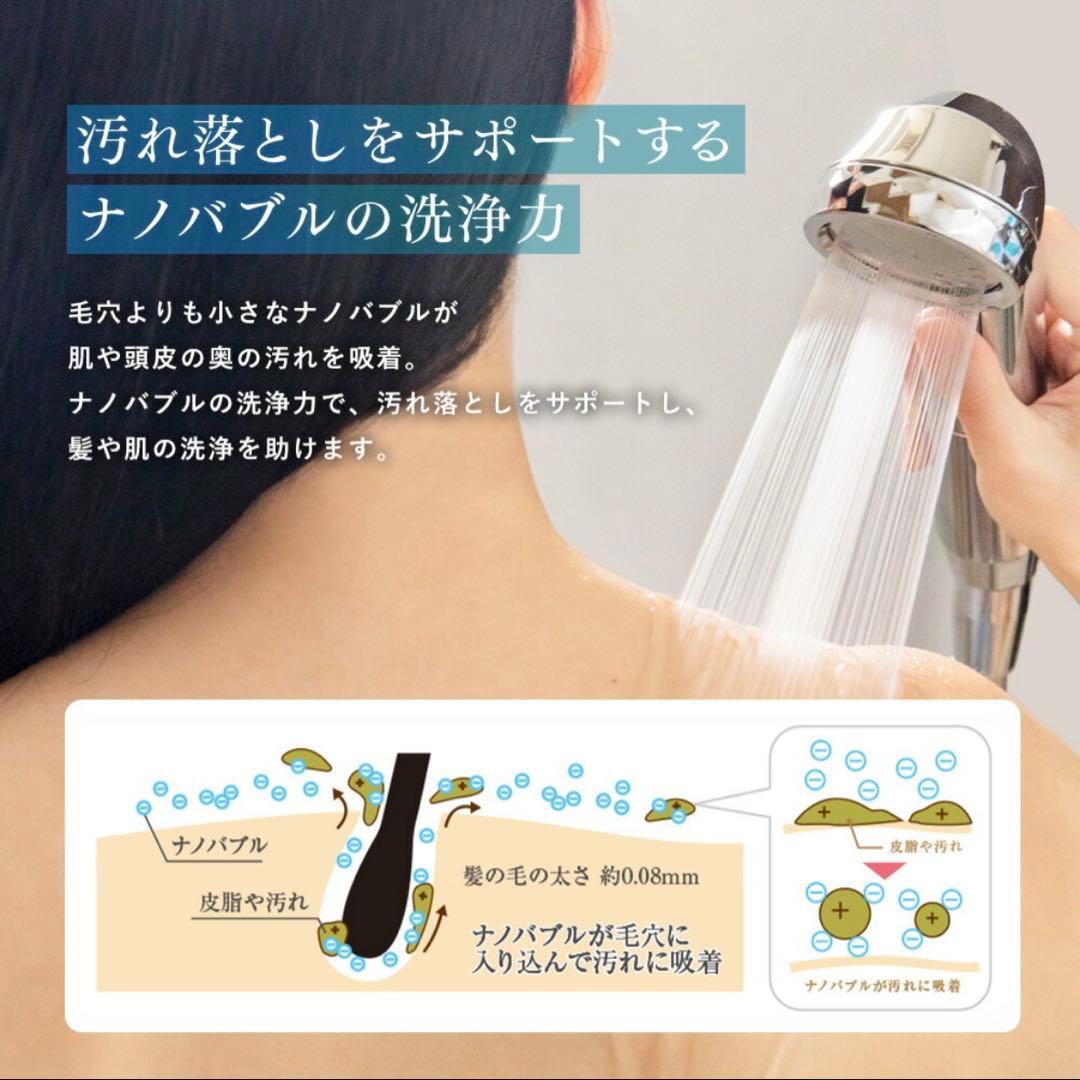 ウルトラファインバブルシャワーBIRAK シャワーヘッド アラミック