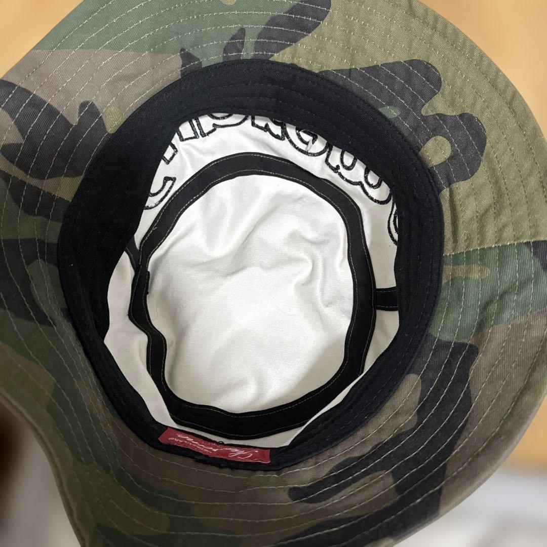 Supreme カモ 刺繍ロゴ クラッシャー バケットハット