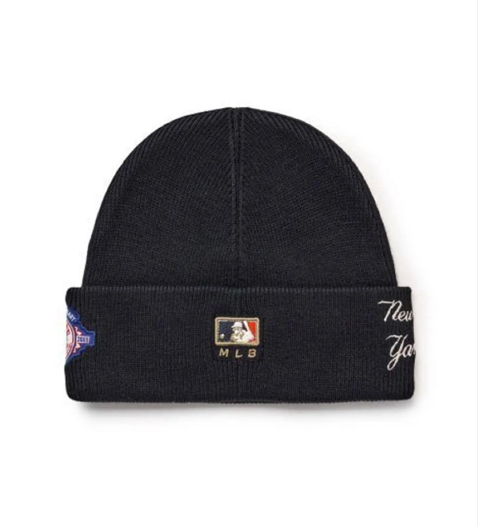 MLB Korea 限定　パッチ　ニット帽　新品　タグ付き　入手困難　即日発送