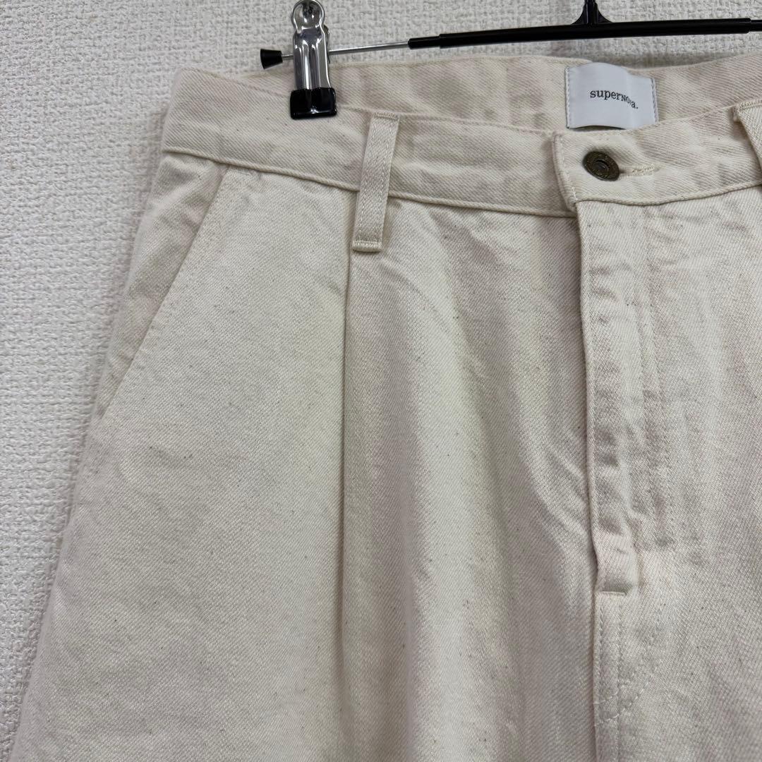 superNova スーパーノヴァDrill twill wide jeans