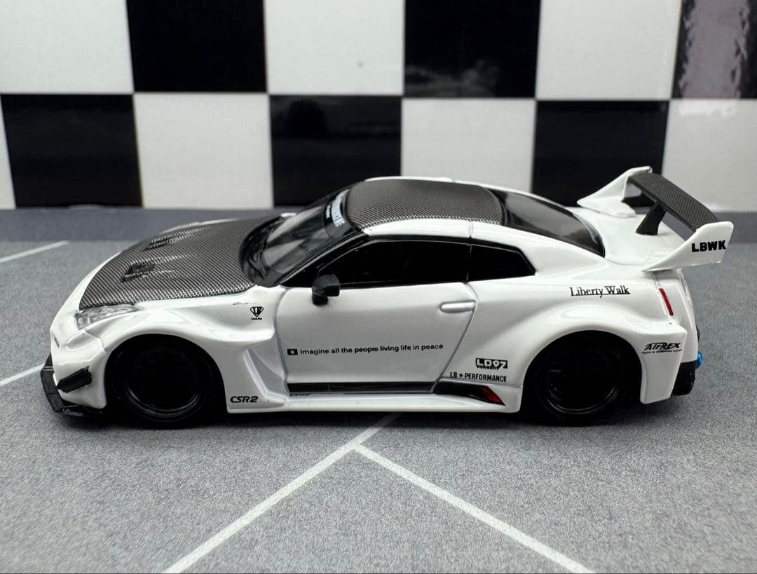 ミニカー MINIGTLB-SilhouetteWORKSGT NISSAN35GT-RR