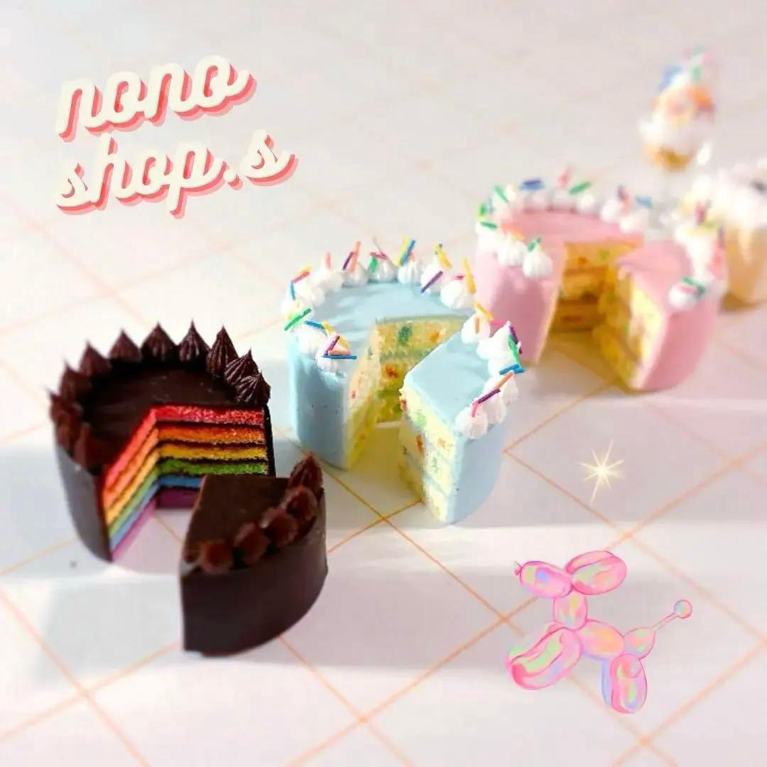 ミニチュアスイーツ　カラフル詰め合わせセット　ミニチュアフード　ハンドメイド