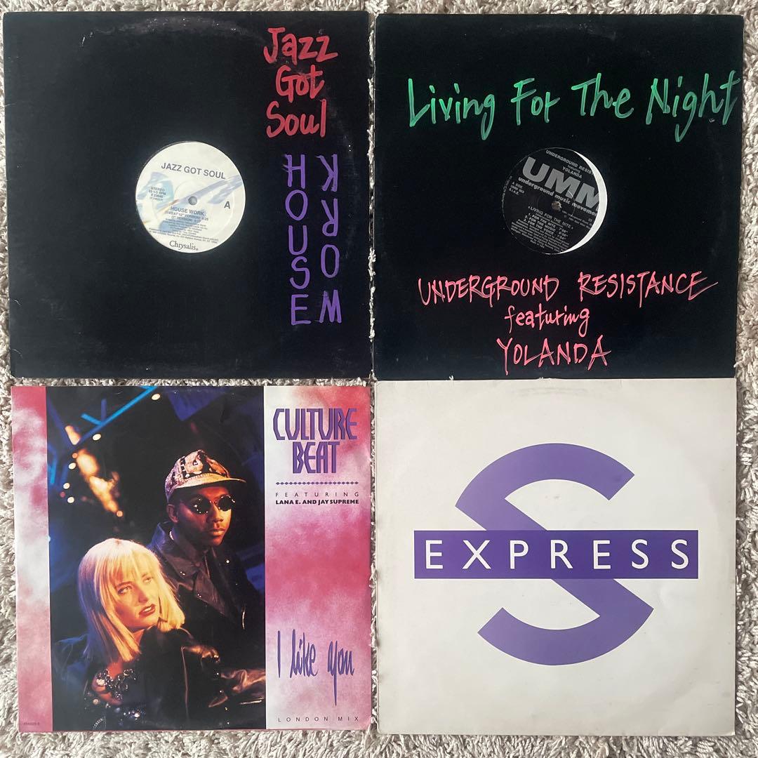 90's　HOUSE　GARAGE　DISCO　レコード　46枚　まとめ売り