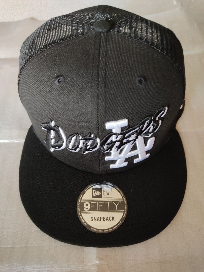 Los Angeles Dodgers 9FIFTY キャップ 黒