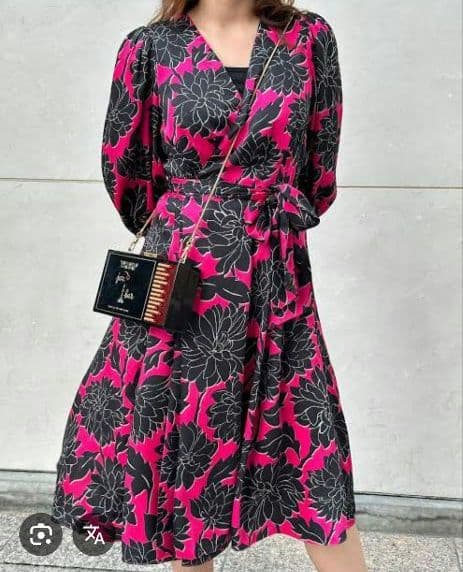 kate spade 手洗いOK ラップワンピース