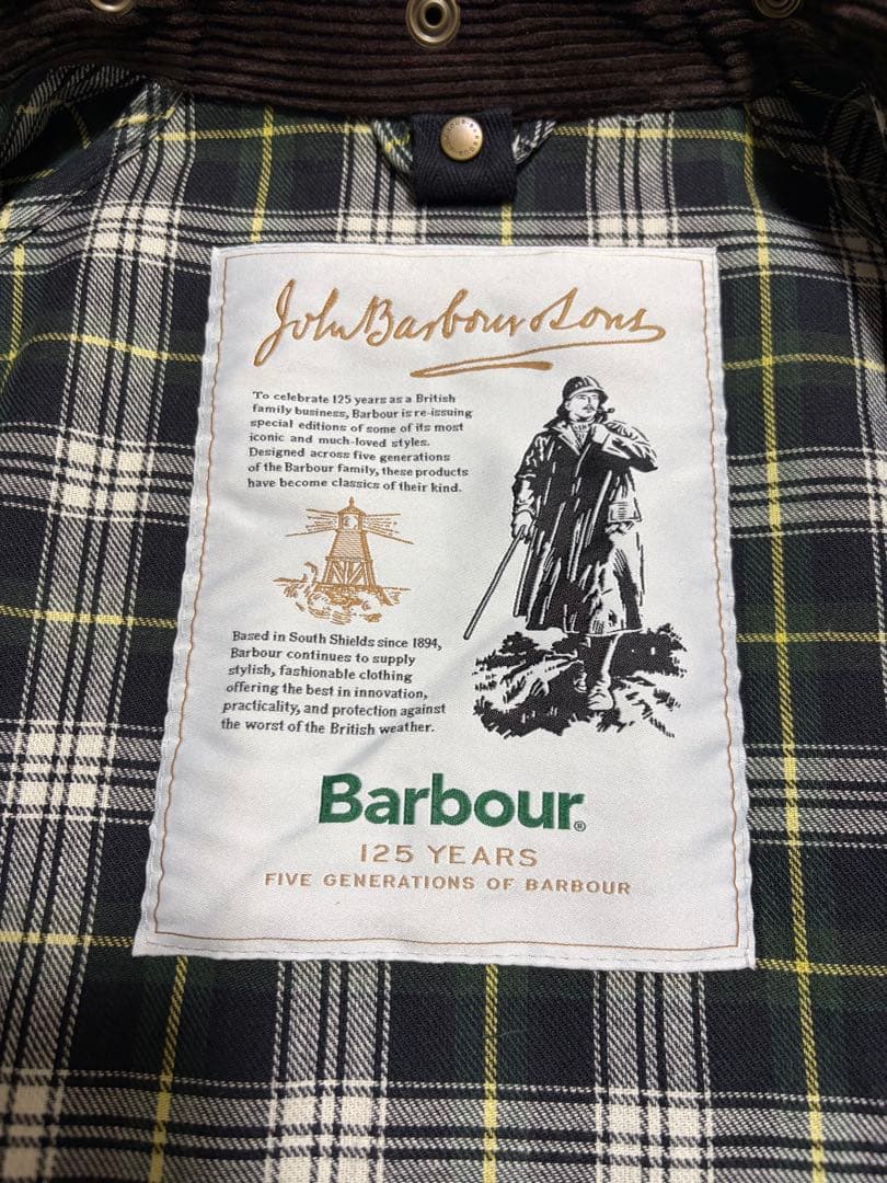 Barbour Beaufort 125周年記念モデル Mサイズ
