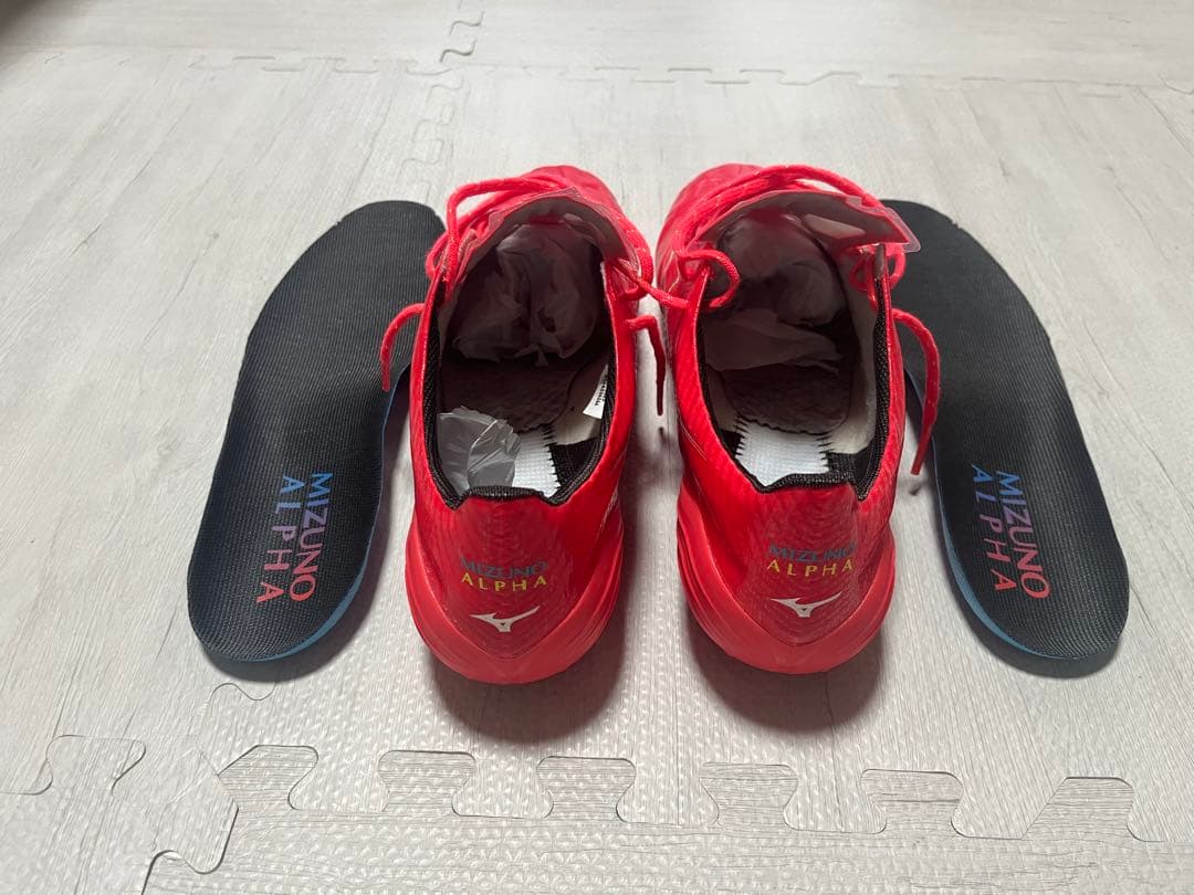 Mizuno Alpha eliteサッカーシューズ 27.5cm レッド