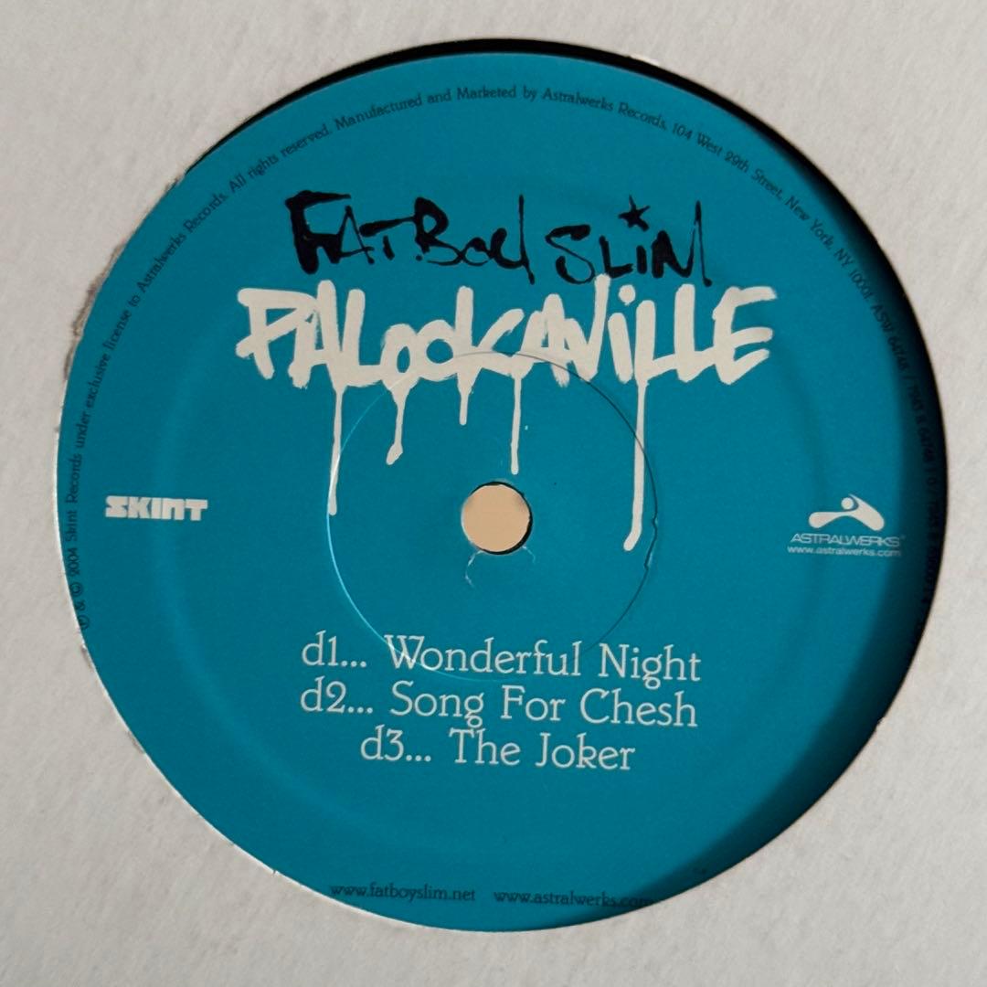 Fat Boy Slim Palookaville 2枚組LPレコード