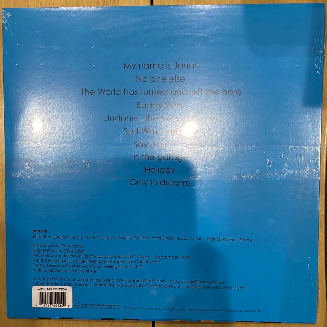 weezer カラーレコード　新品未使用