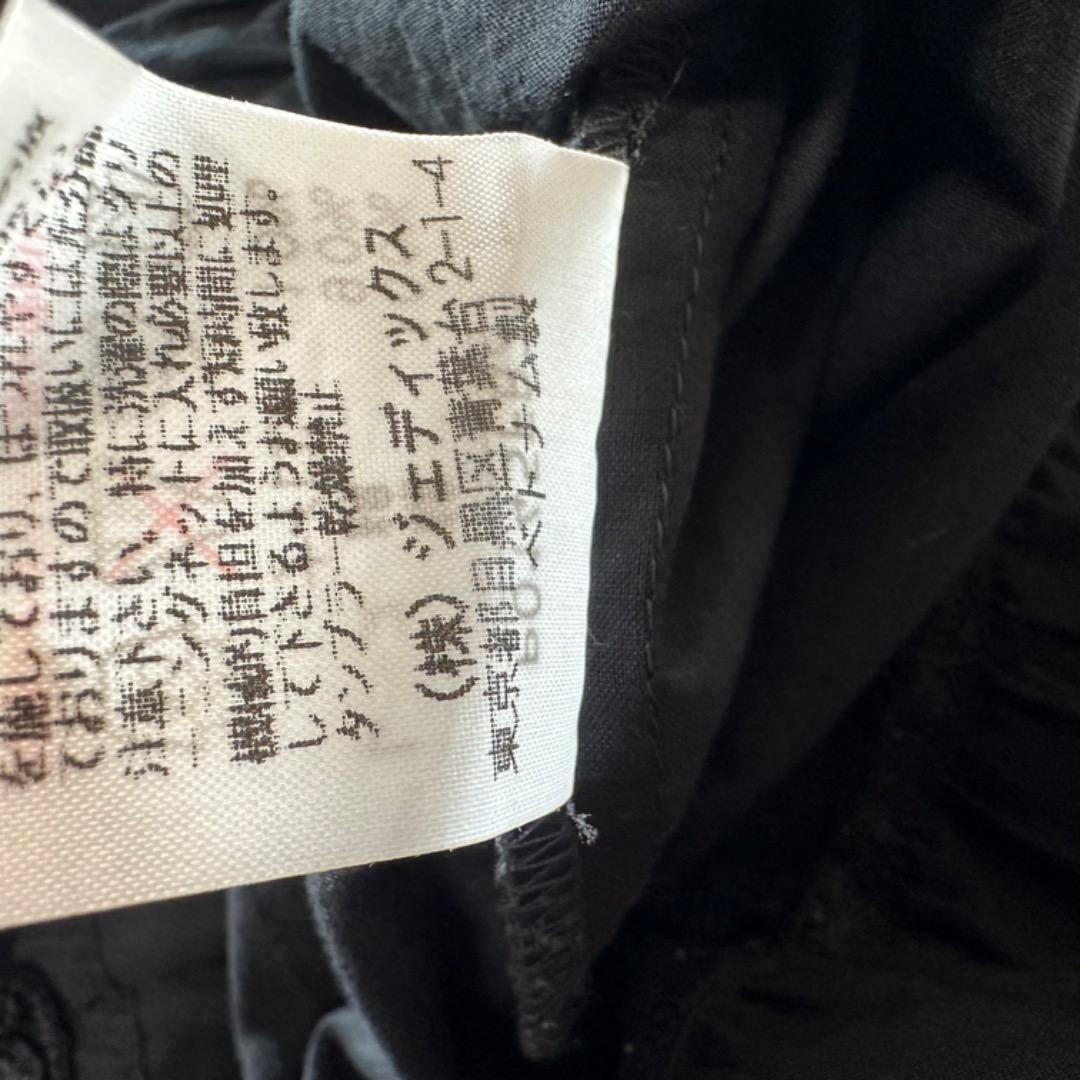 美品 ピンクハウス フリルブラウス リボン 長袖 黒 フリル襟