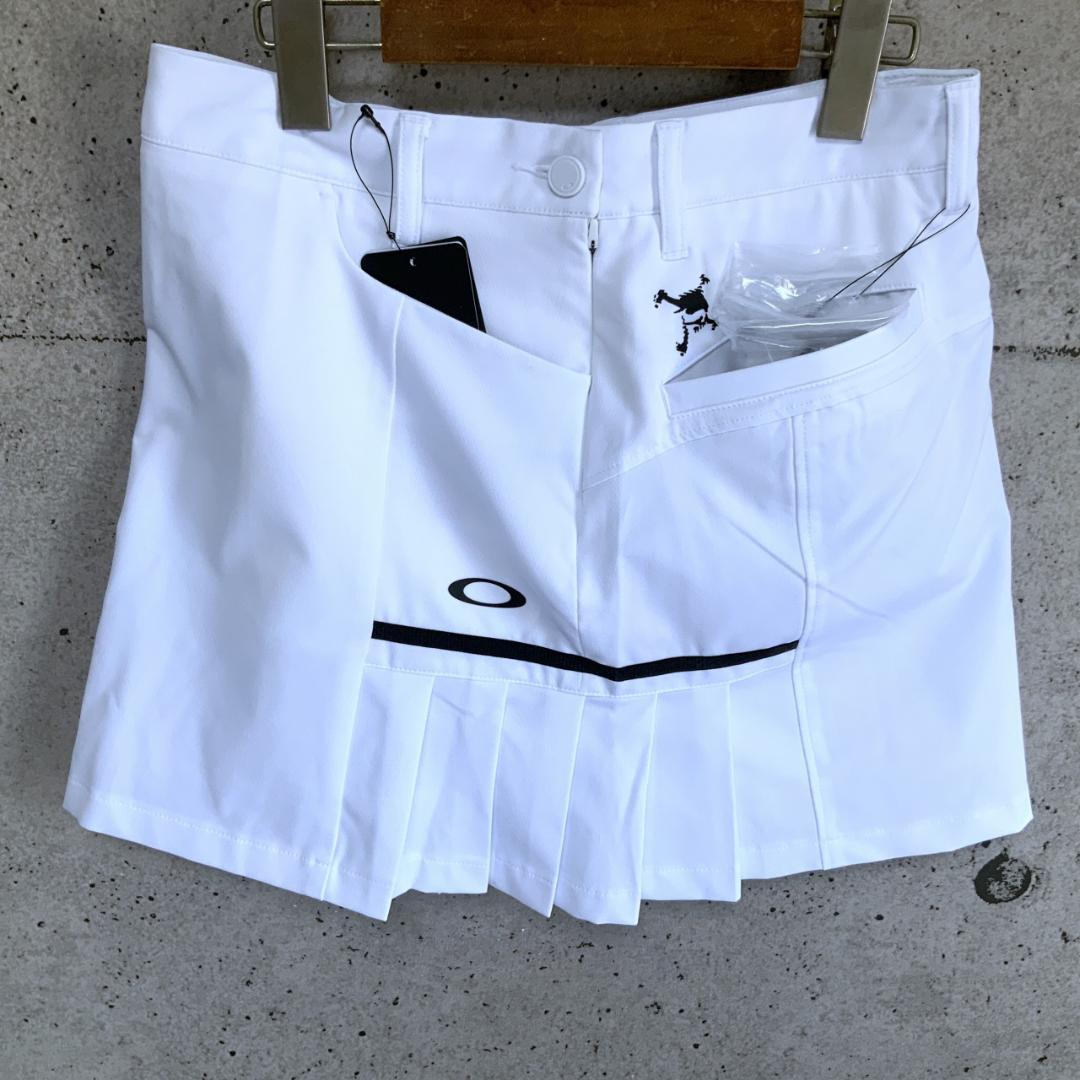 新品オークリーゴルフ【L】春夏セットアップ モック長袖＆スカート
