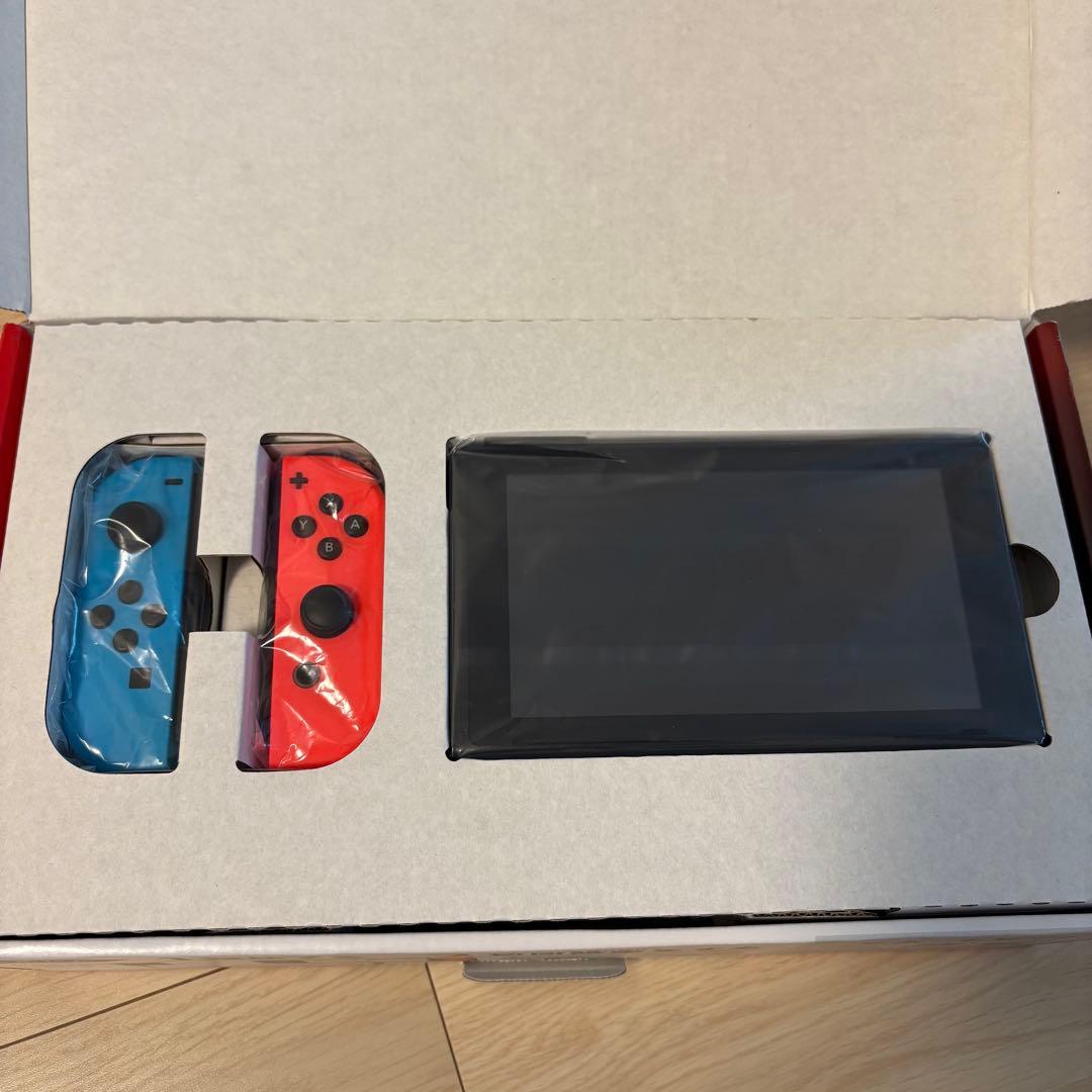 【美品】Nintendo Switch 青/赤 本体