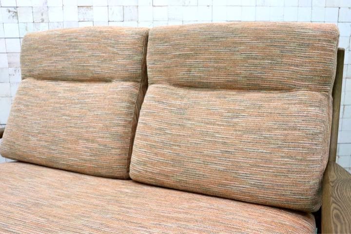 GMFT195○竹内家具2.5人掛けソファ ラブソファ オットマン フットスツー