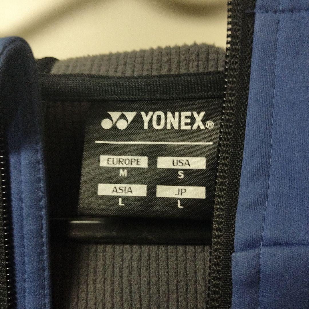値下げ可能！YONEX フード付きジャケット ブラック　ヒートカプセル Lサイズ