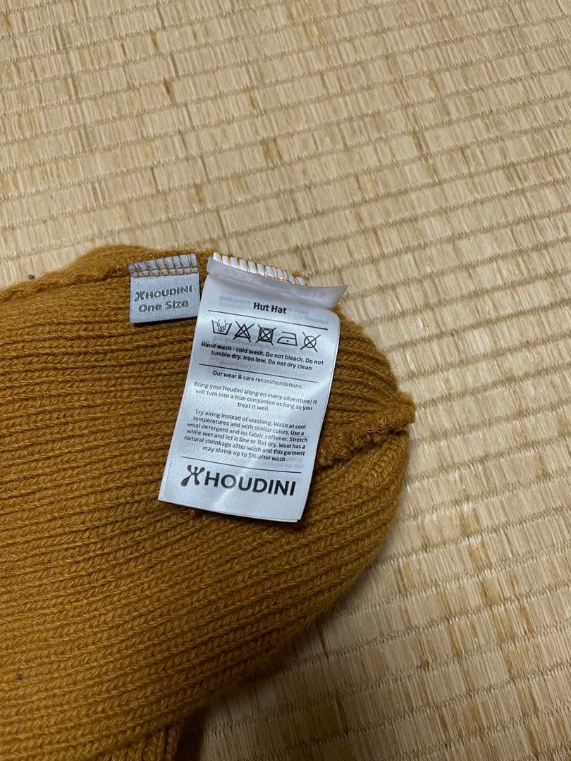 Houdini Hut Hat マスタード色
