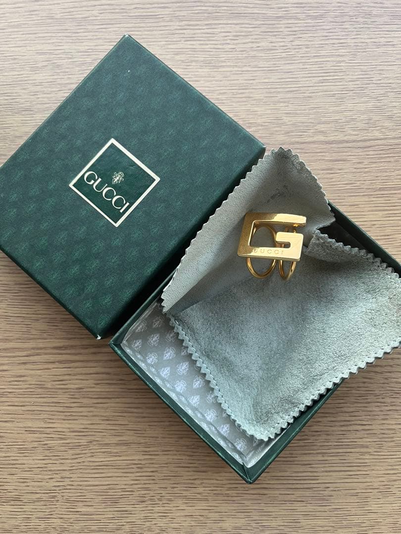 【美品】GUCCI グッチ　スカーフリング