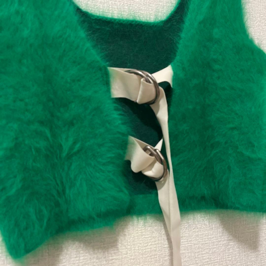 LEINWANDE ラインヴァンド Angola Belted Top ベスト