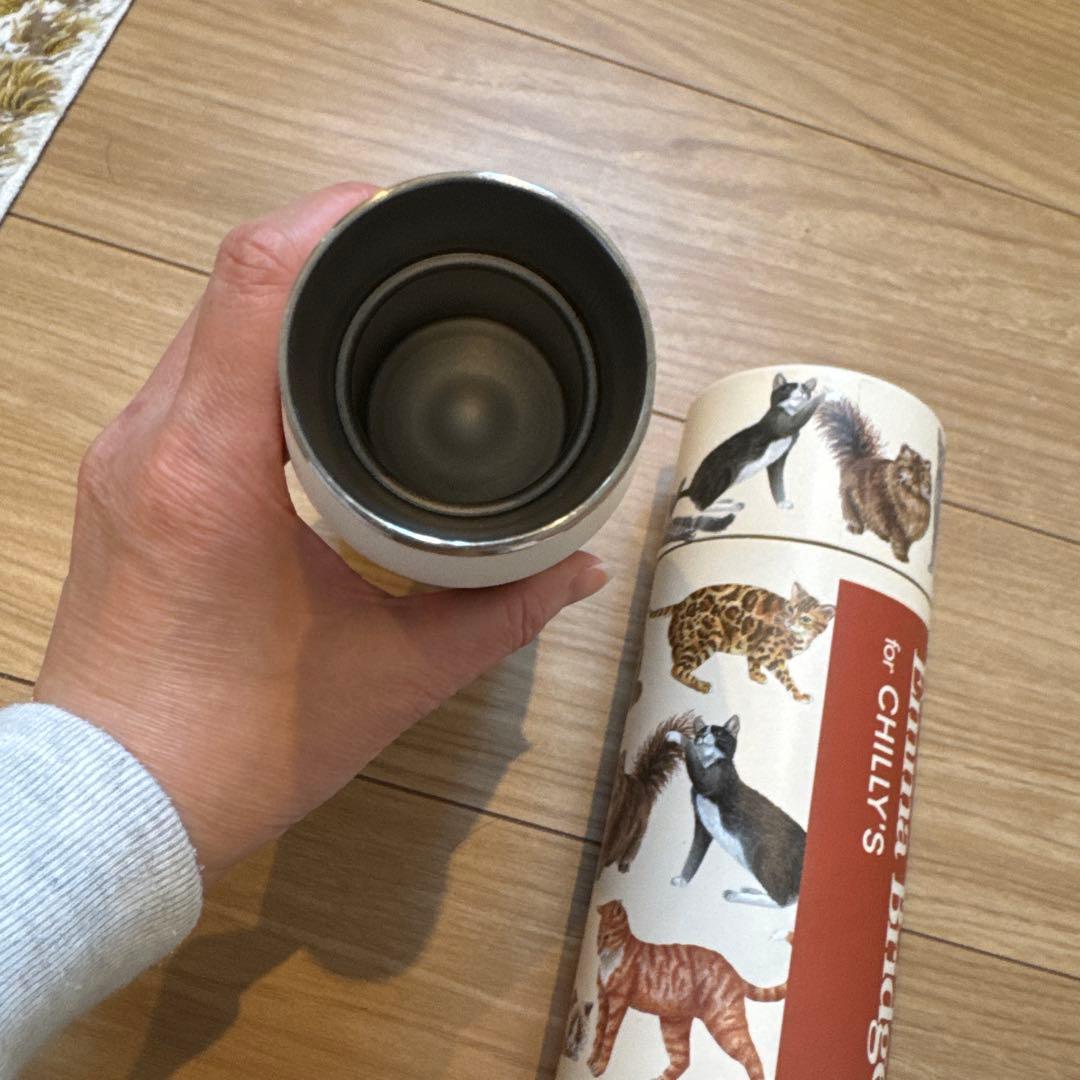Chilly's エマブリッジウォーター 500ml 猫デザインボトル