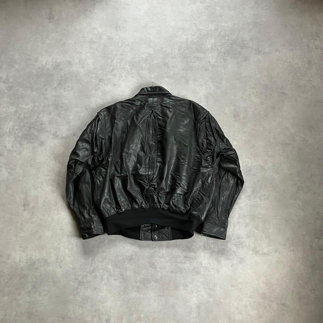 ジャケット・アウター 80s archive mulch pocket leather jacket