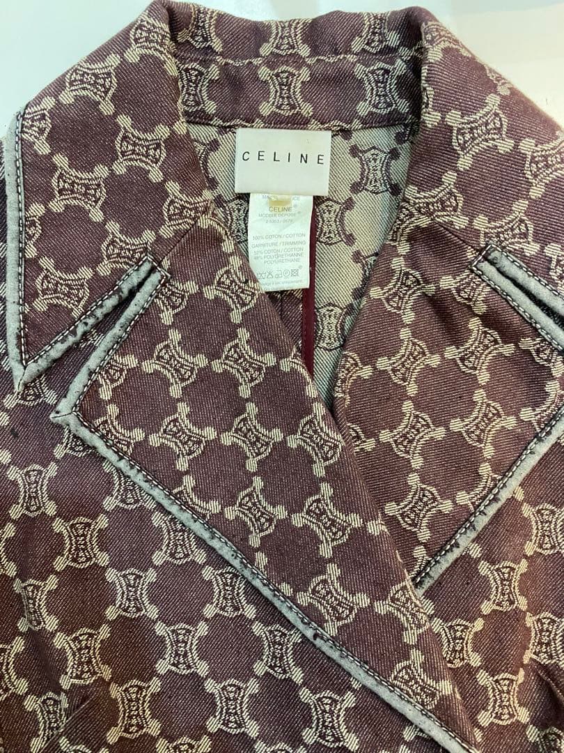 sh2736 CELINE セリーヌ　ダブルブレストジャケット 40