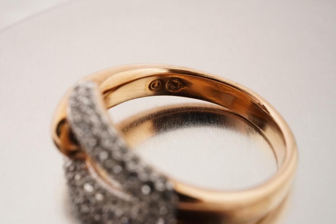 箱付き✨SWAROVSKI スワロフスキー リング指輪58 クリスタル＆ゴールド