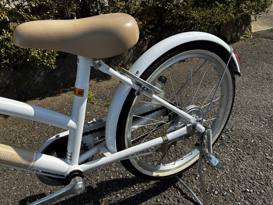 子供用自転車 20インチ 白 おしゃれ キッズ 春日部市より