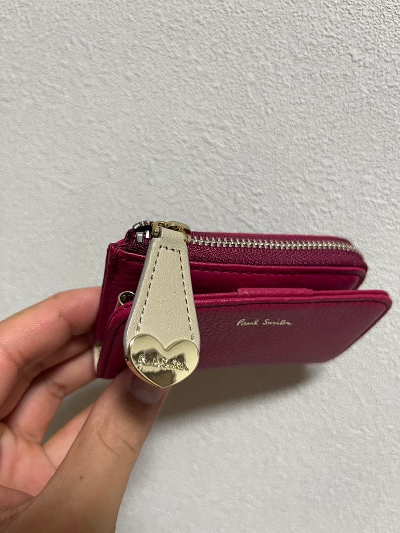 Paul Smith ピンク レザー キーケース
