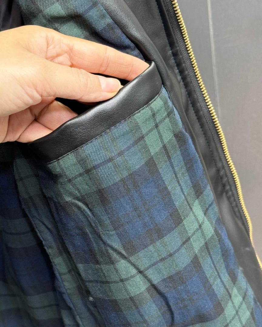 美品 Polo Ralph Lauren レザージャケット ブラック S
