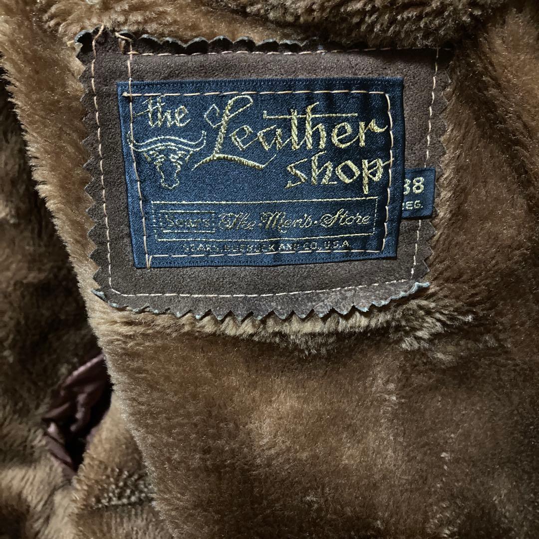 誰さん専用　the Leather Shop ブラウンジャケット US38