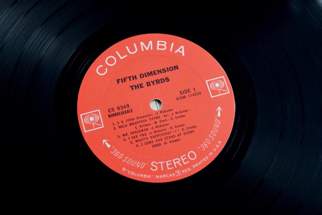 USオリジナルSTEREO ザ・バーズ BYRDS / FIFTH 手書マト1A