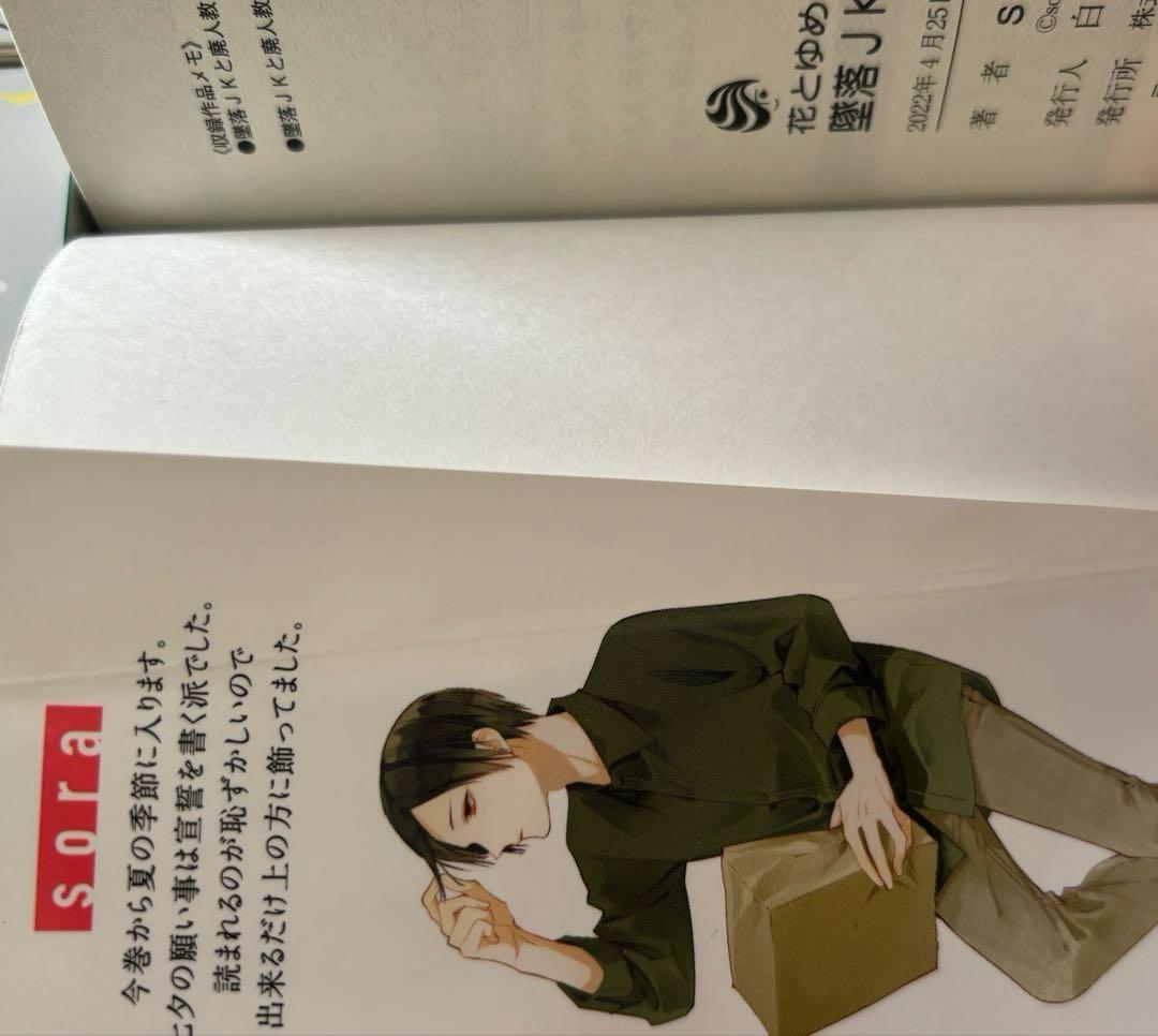 墜落JKと廃人教師 全巻+イラスト集（クリアファイル・複製原画付）　sora