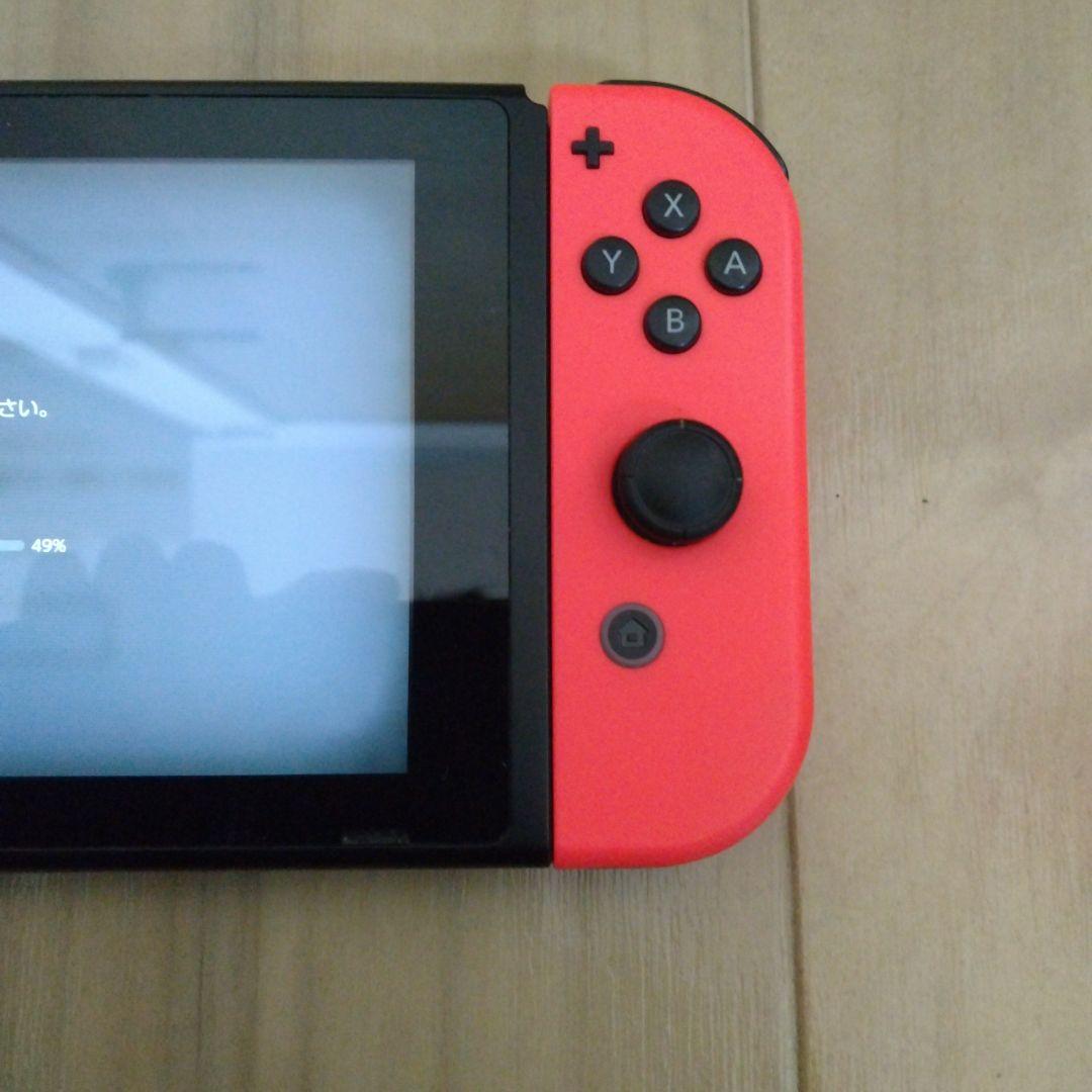 ジャンク本体　ニンテンドースイッチ本体初期型 起動Joy-con左ストッパー破損