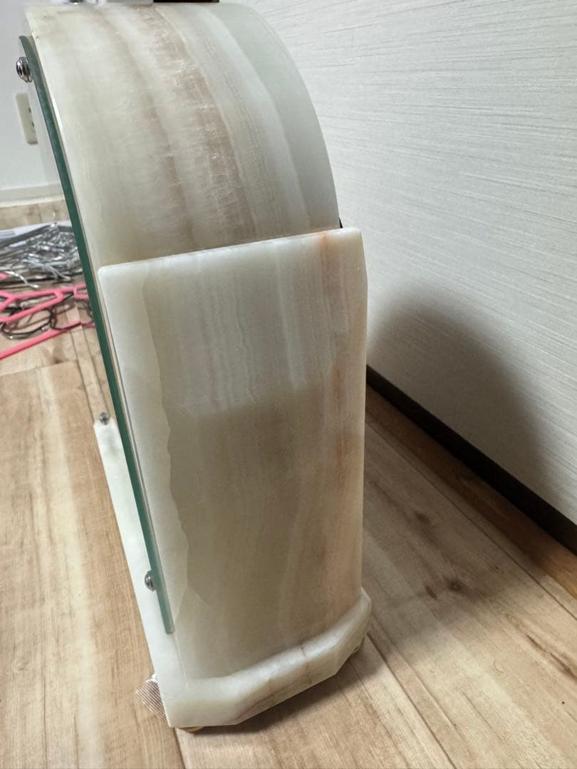 オニキス アーチ型置時計
