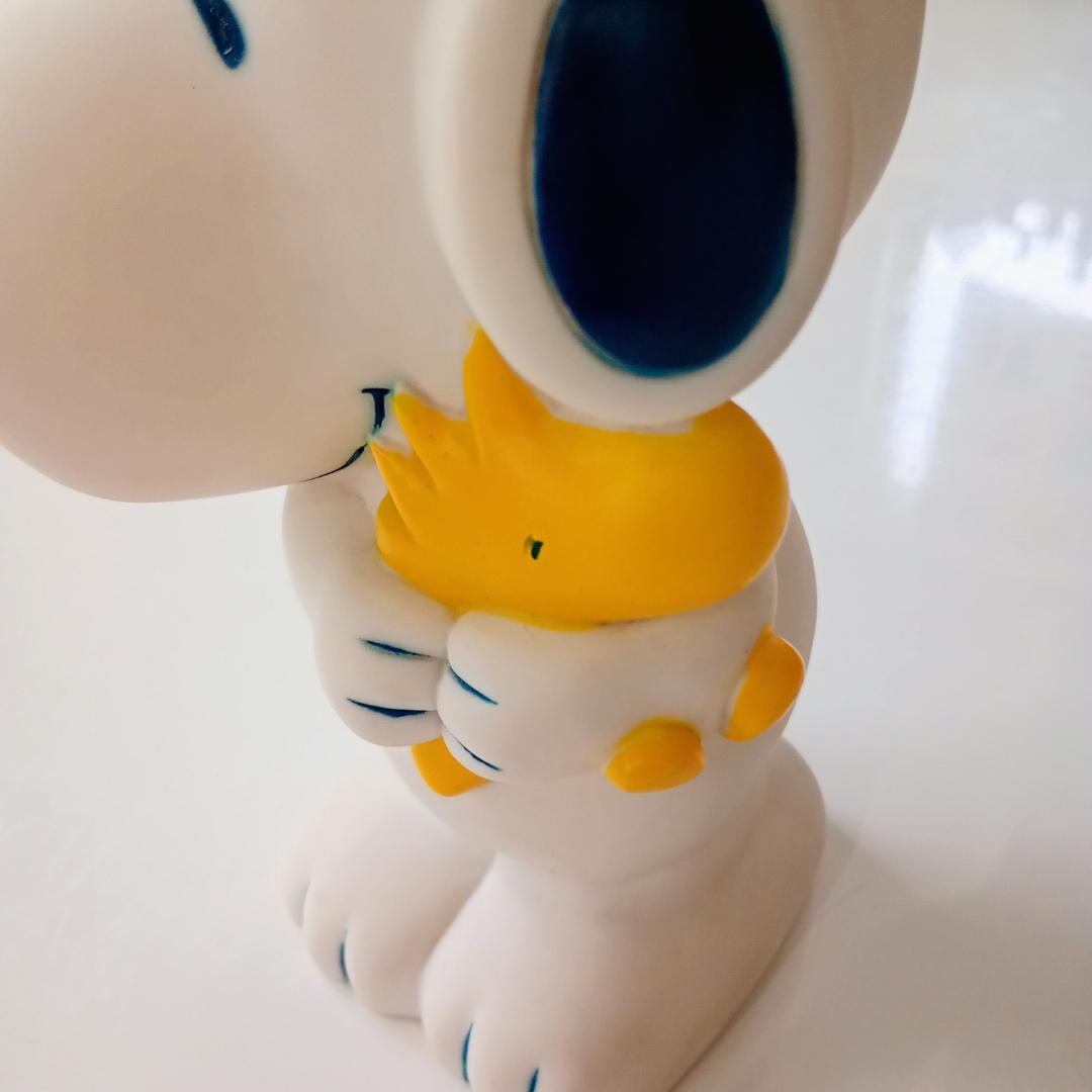 スヌーピー貯金箱 陶器＆ソフビ 大サイズ 置物 3点セット【レトロ】