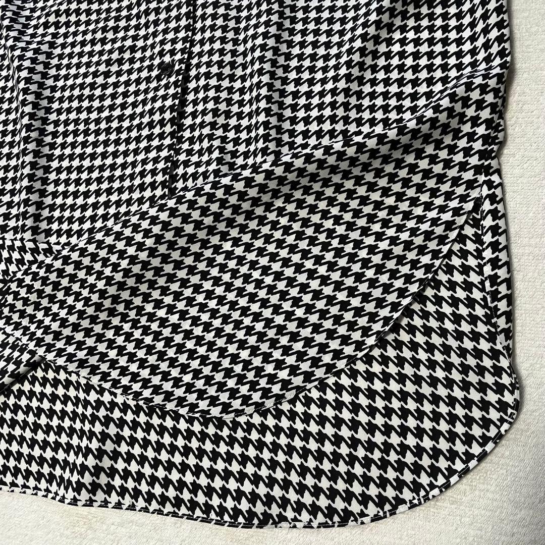 極美品 ローレンラルフローレン 千鳥格子 シャツワンピース ロング ベルト 4