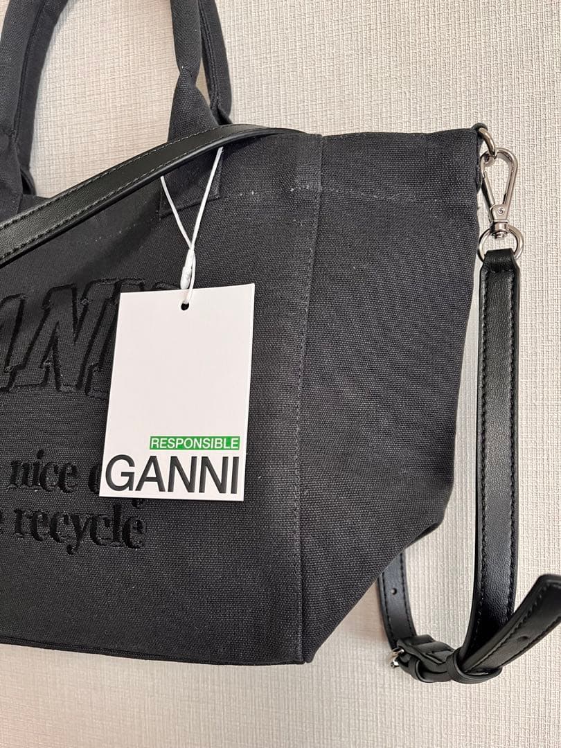※新品未使用※GANNI 2WAYトートバッグ ショルダーバッグ