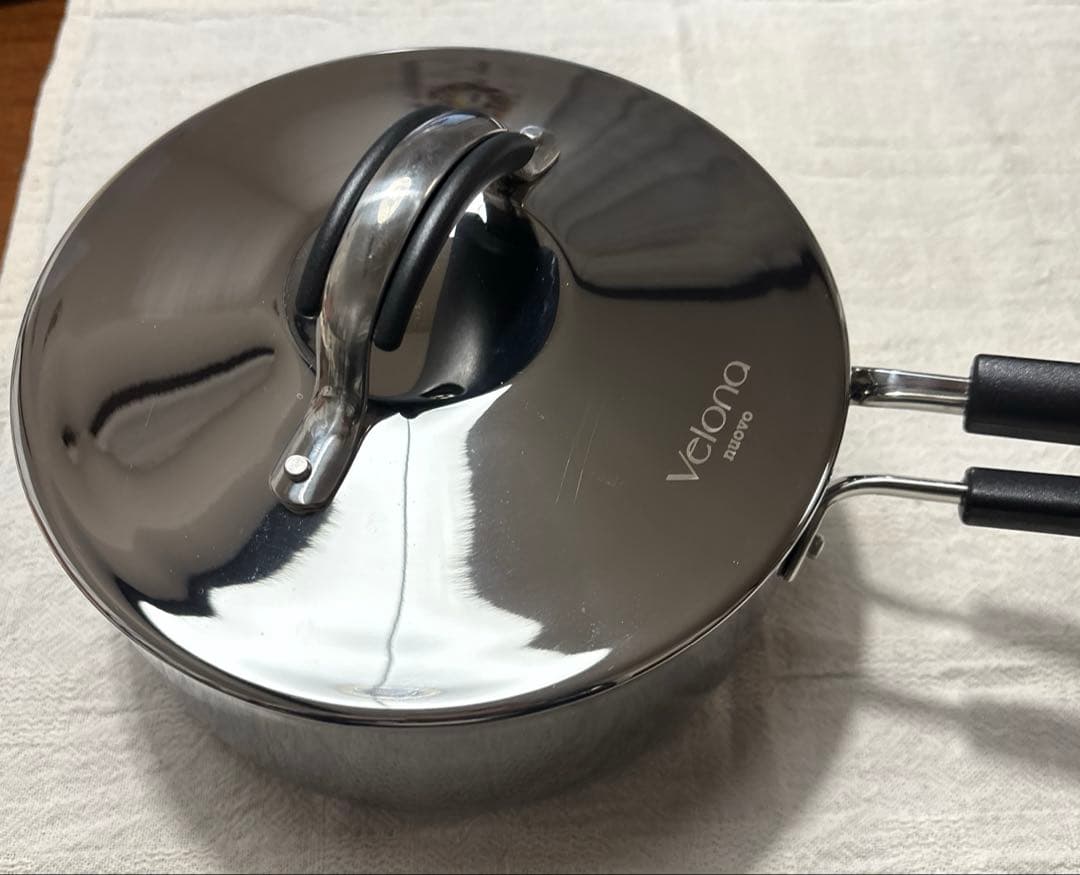 訳あり！【Velona】 nuovo片手鍋 18cm ステンレス5層構造鍋