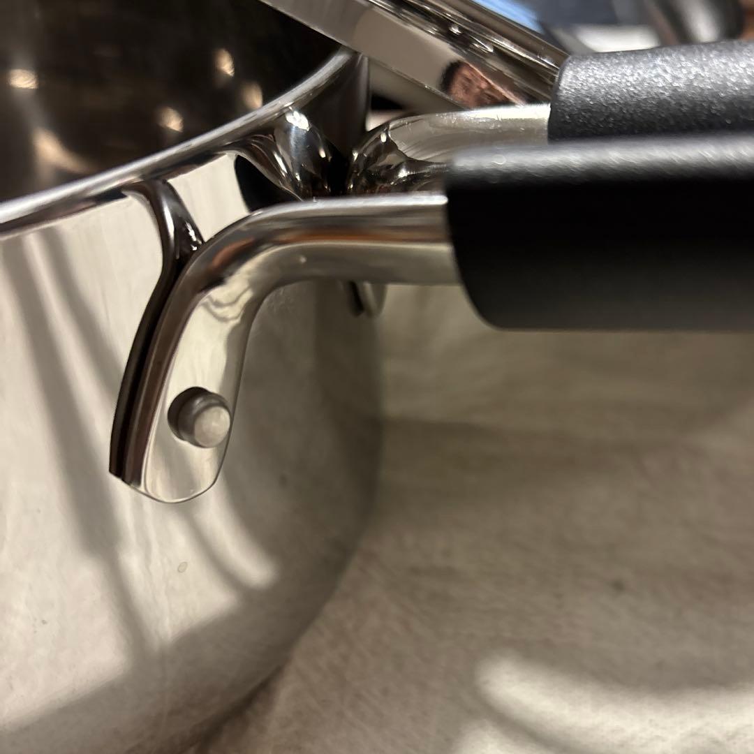 訳あり！【Velona】 nuovo片手鍋 18cm ステンレス5層構造鍋