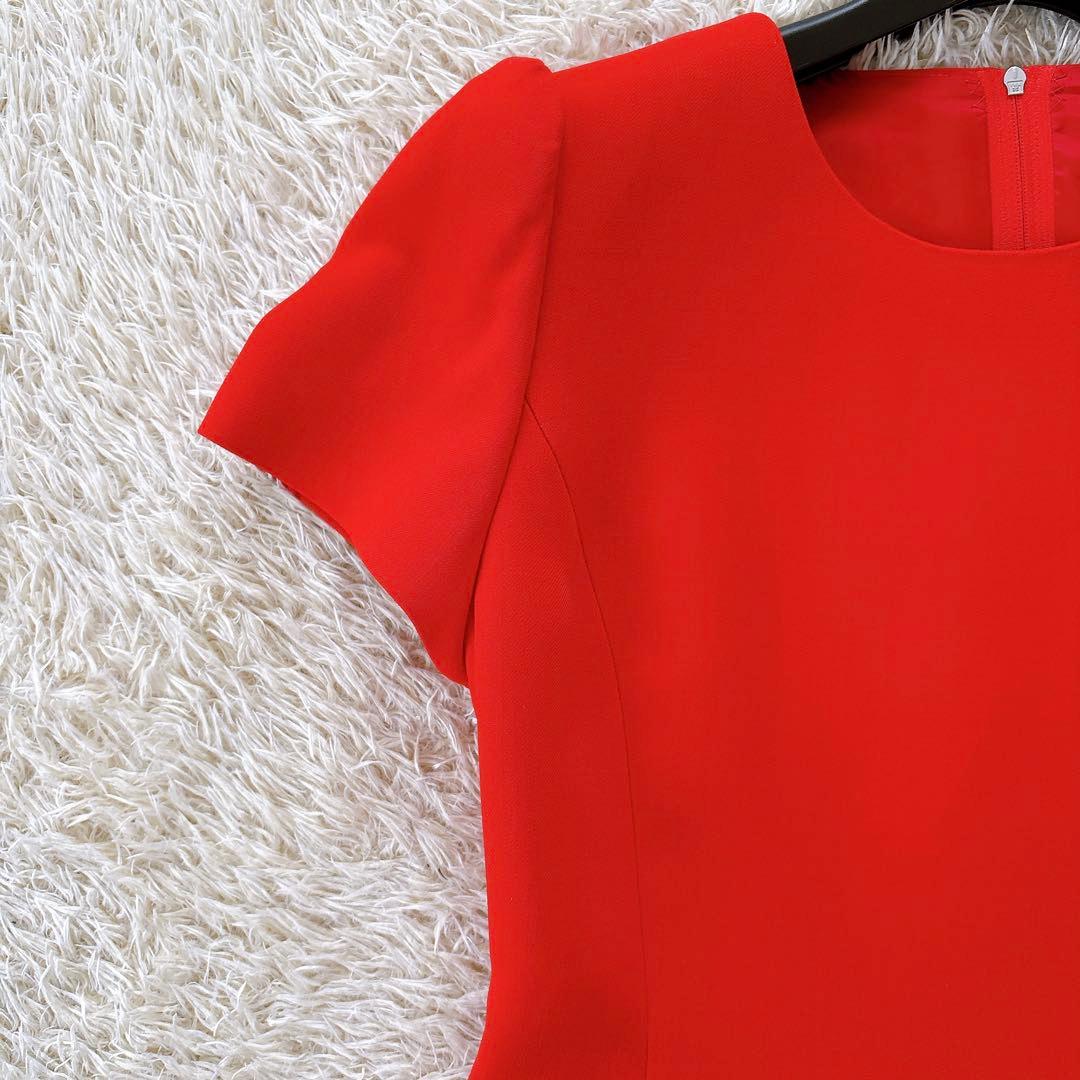美品✨2020フォクシー Dress Essence 38 レッド系　ロング