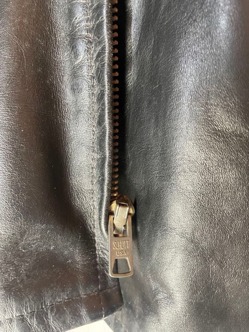 Schott ショット メンズ ダブルライダース レザージャケット ボア 40