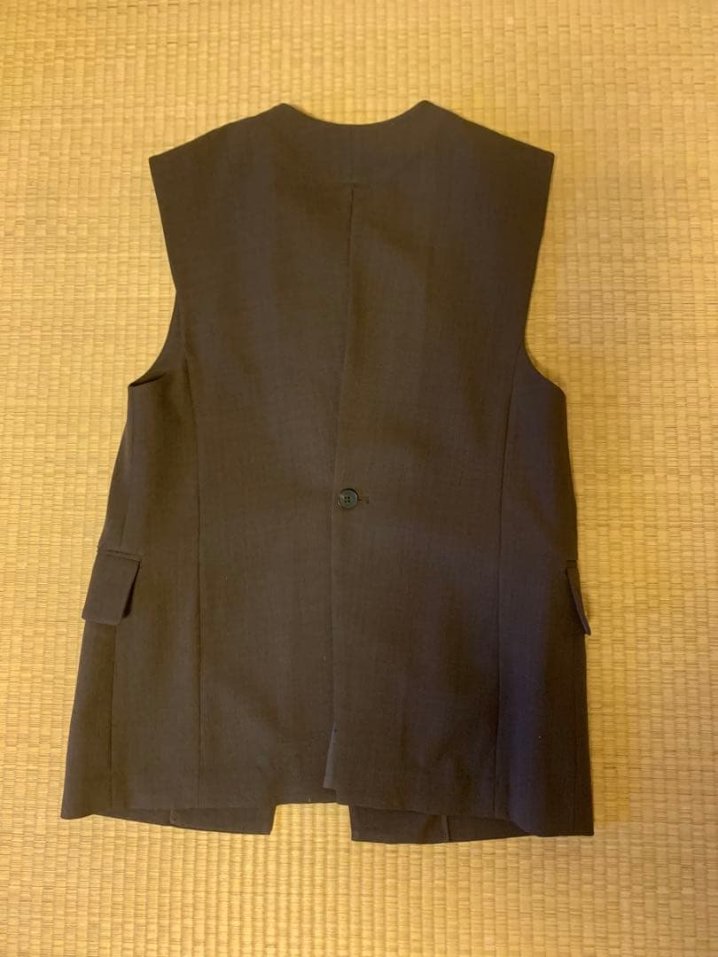 ［crewre］サイズ2 ダークブラウン　フロントフライバックオープンジレ