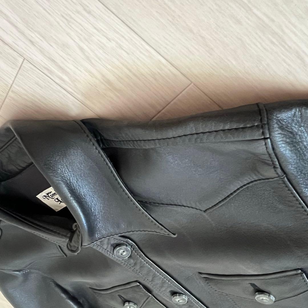 レッドムーン Number One Leathers レザージャケット 36 黒