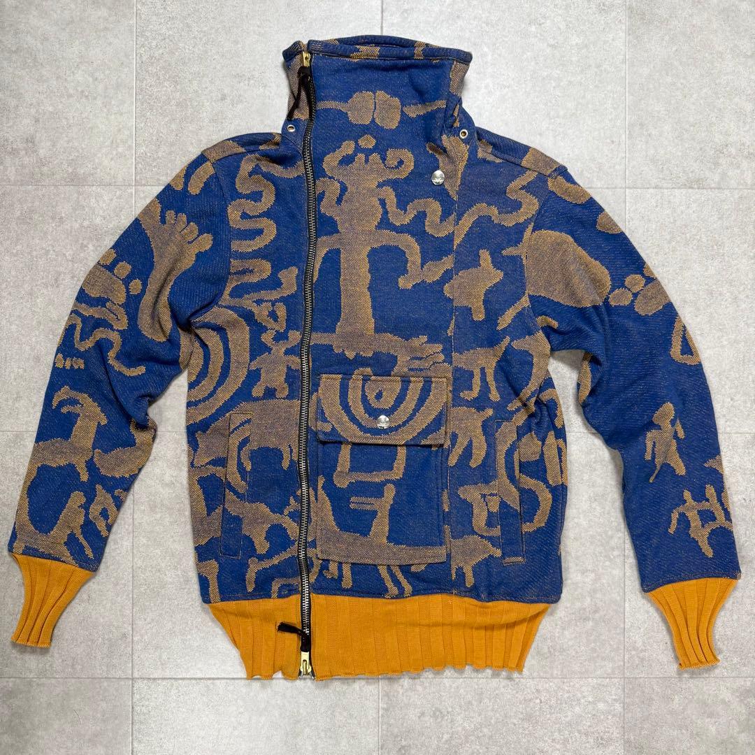 【Vivienne Westwood MAN】アートデザイン ニットジャケット