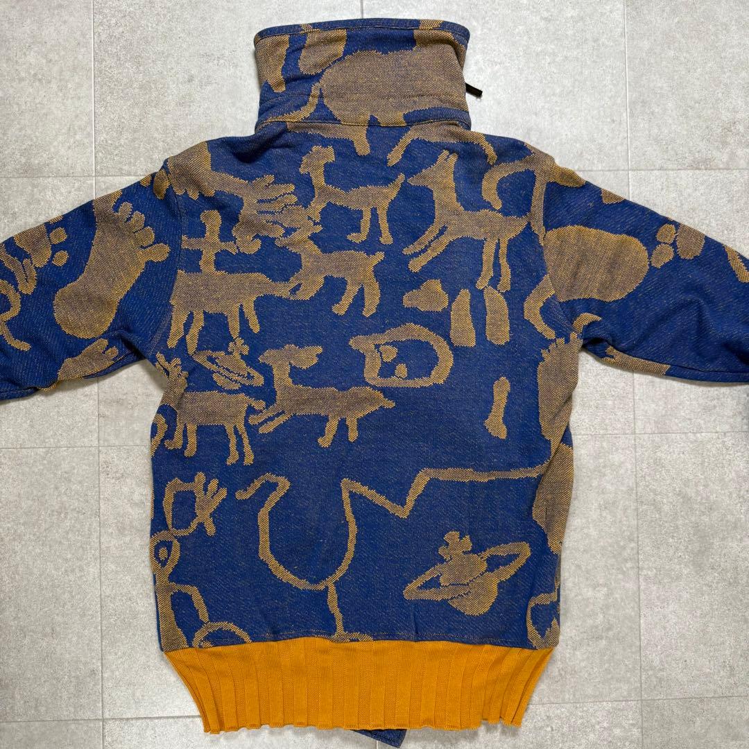 【Vivienne Westwood MAN】アートデザイン ニットジャケット