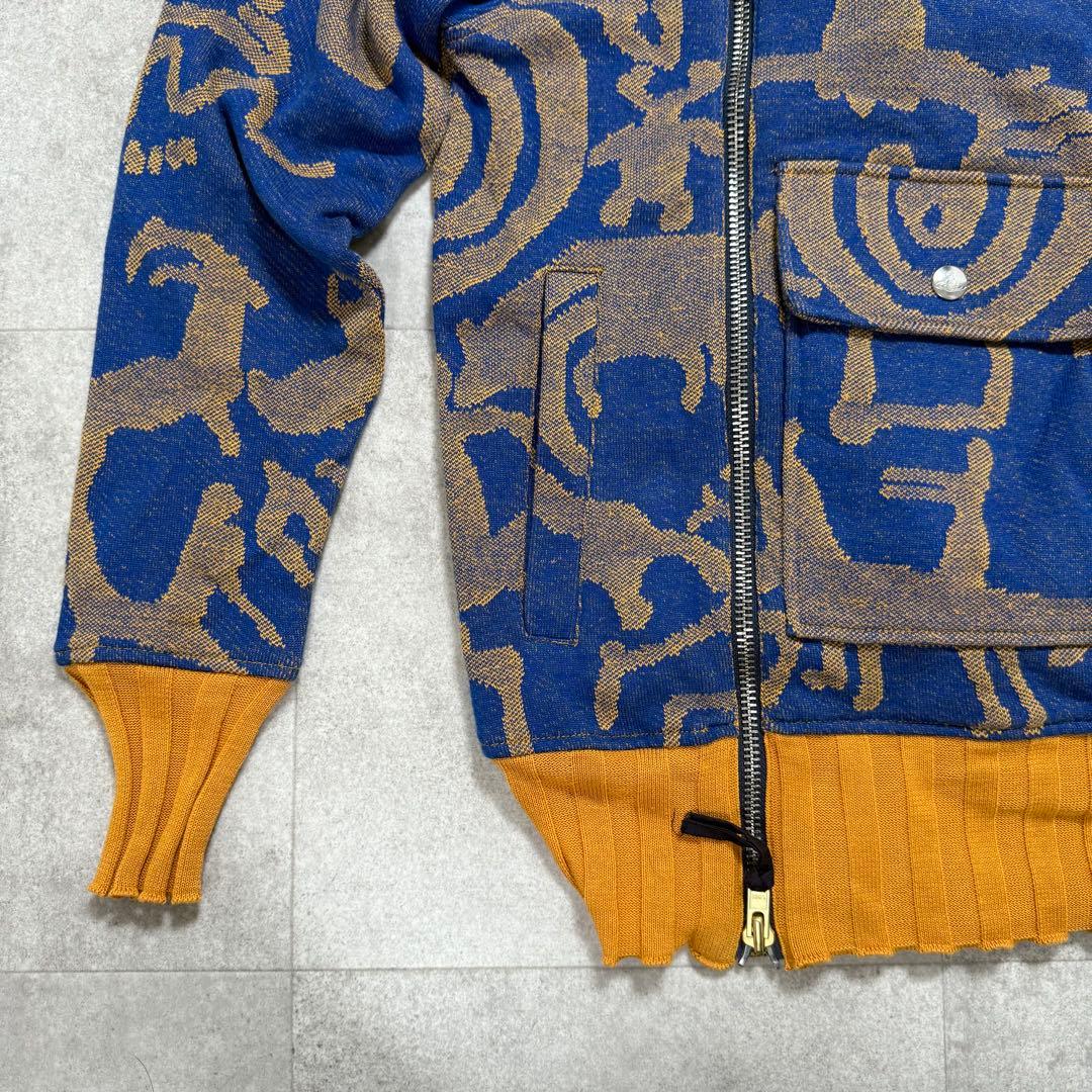 【Vivienne Westwood MAN】アートデザイン ニットジャケット