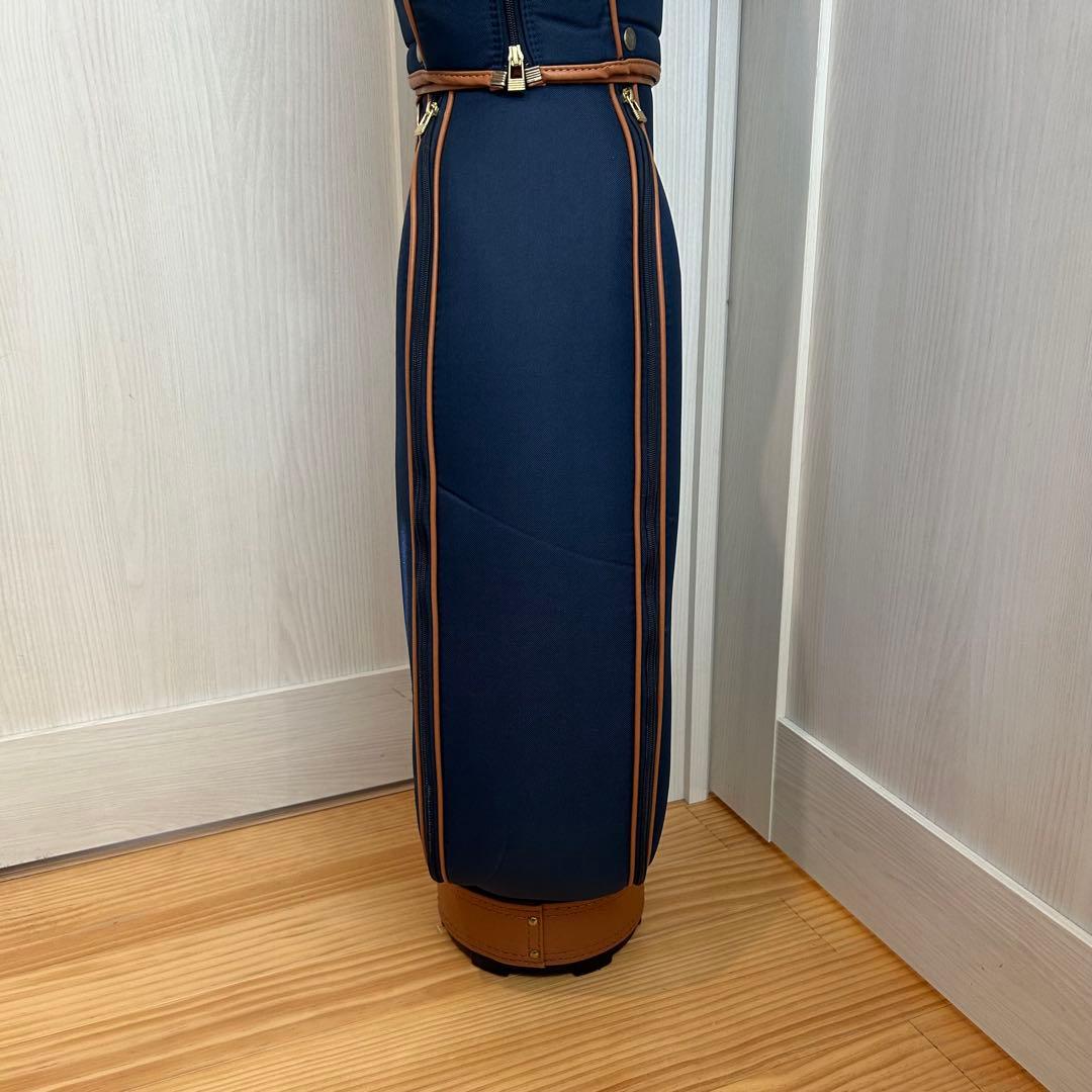 【極美品】BALENCIAGA バレンシアガ　キャディバッグ　ゴルフ　ネイビー