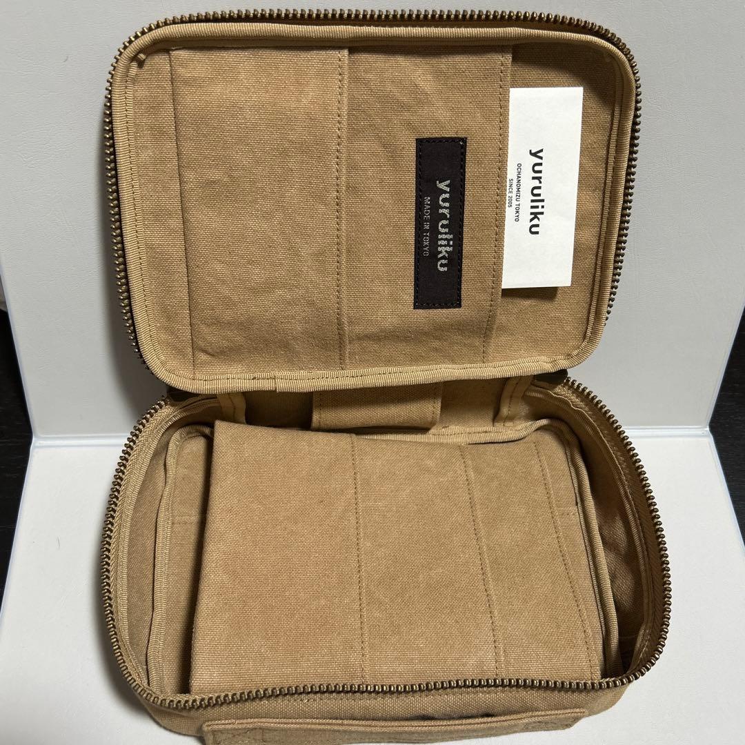 A6 yuruliku ユルリク　帆布　HAKO tool case 筆箱