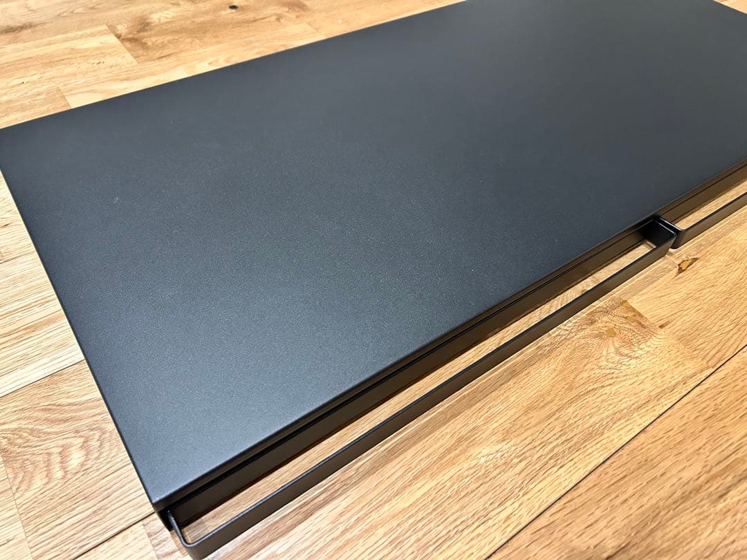 キッチン家電下スライドテーブル タワー W80 ブラック