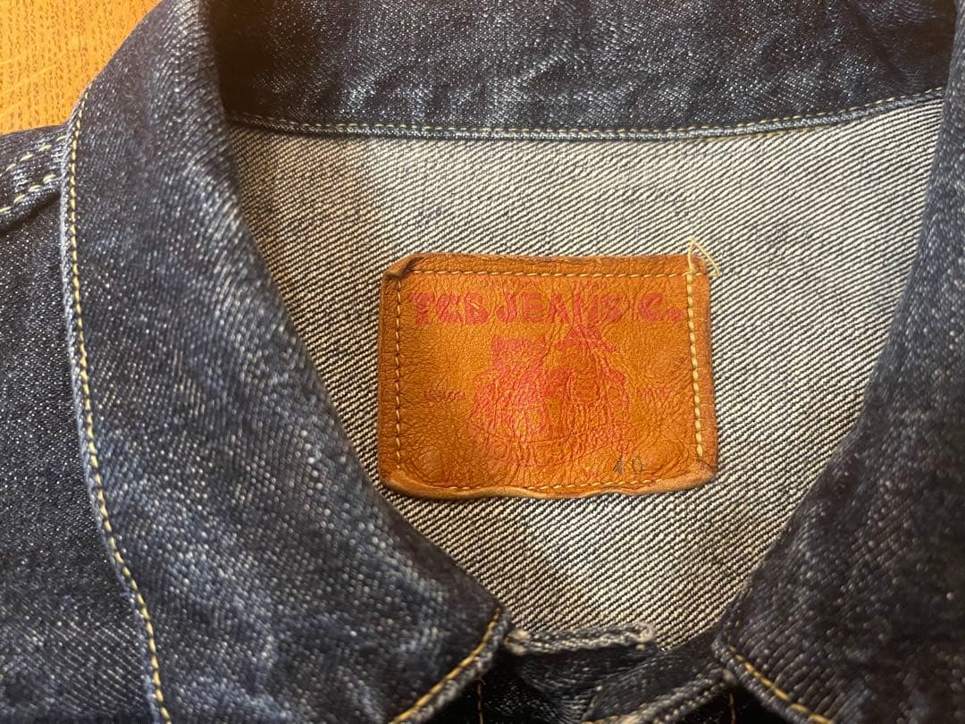 TCB jeans Late S40's Jacket 大戦モデル 赤タブ 40
